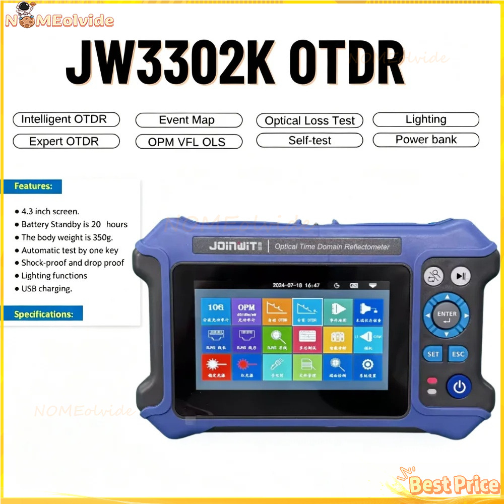 Joinwit JW3302K SM 1310/1550Nm - Optical Time Domain Reflectometer Otdr 1310 1550Nm 评论和价格